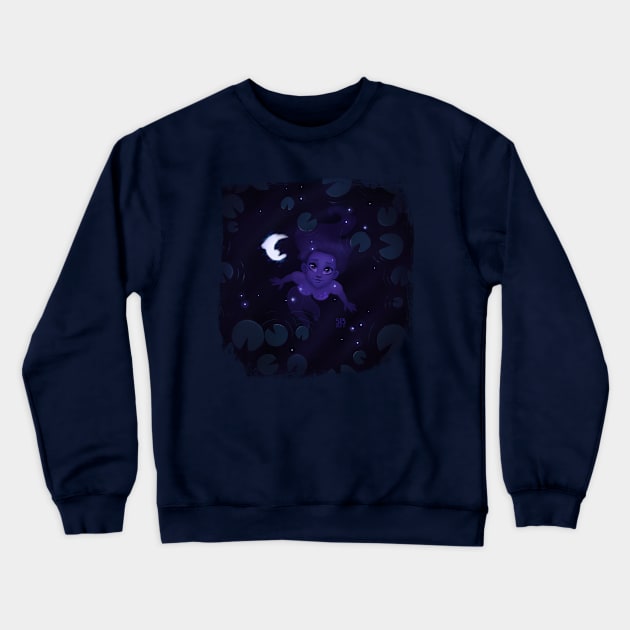 Moonlight Mermaid Crewneck Sweatshirt by 513KellySt